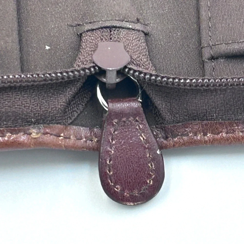 Vintage Wilsons Italian Leather Executive Padfolio Brown Zip Around  Portfolio